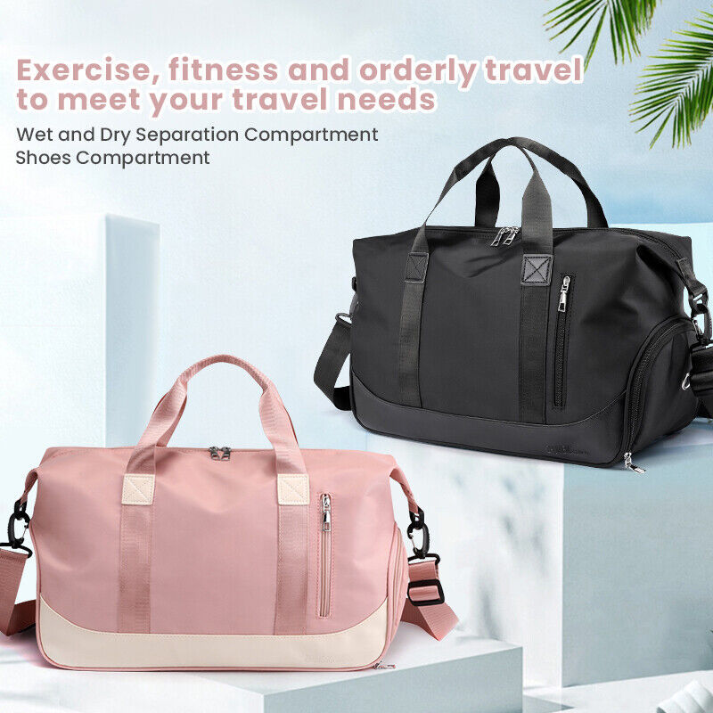 Unisex Waterproof Gym Duffle – Large Travel Holdall