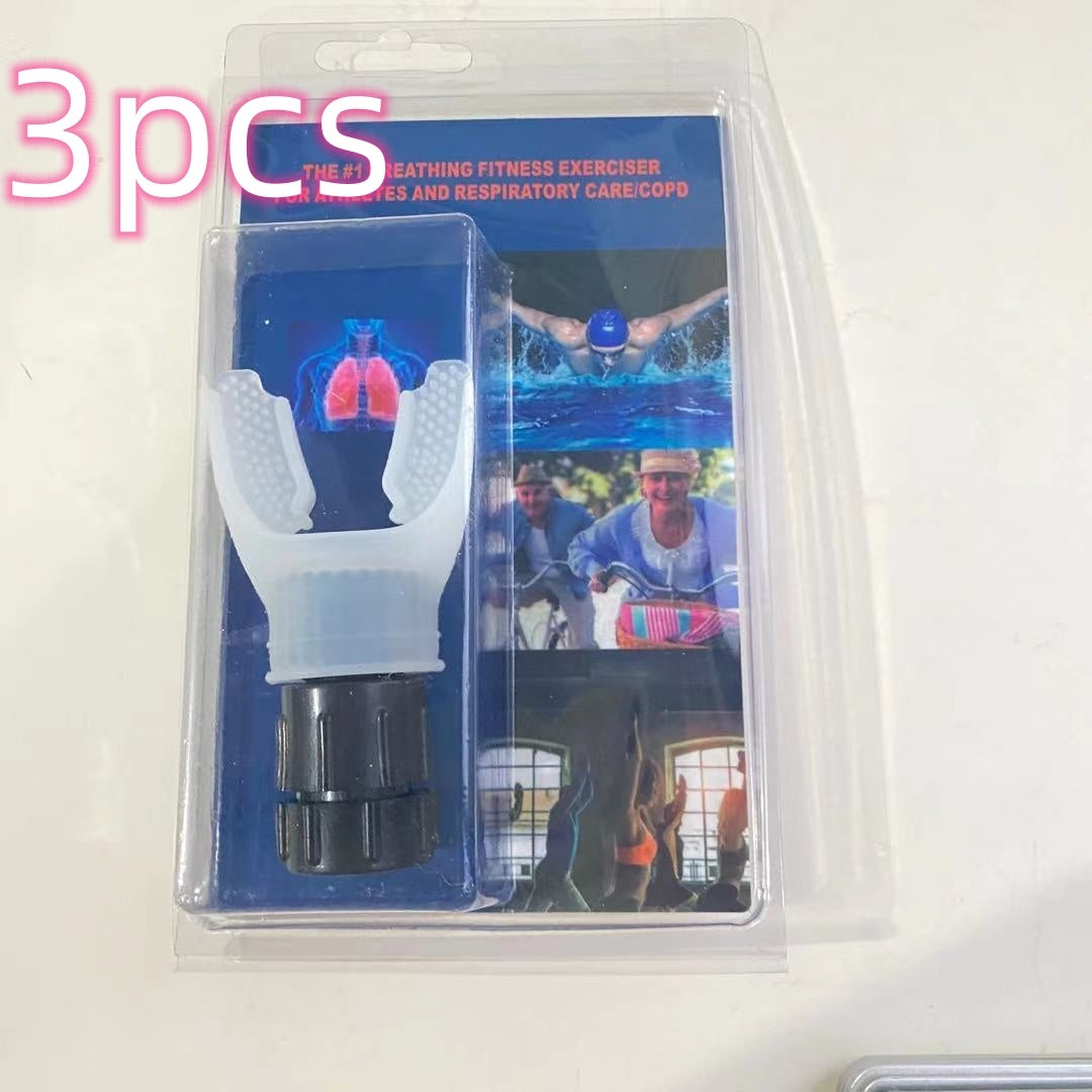 Breathing Trainer Respirator Fitness Equipment Exercise Lung Face Mouthpiece For Household Healthy Care Accessories - Pure Forms