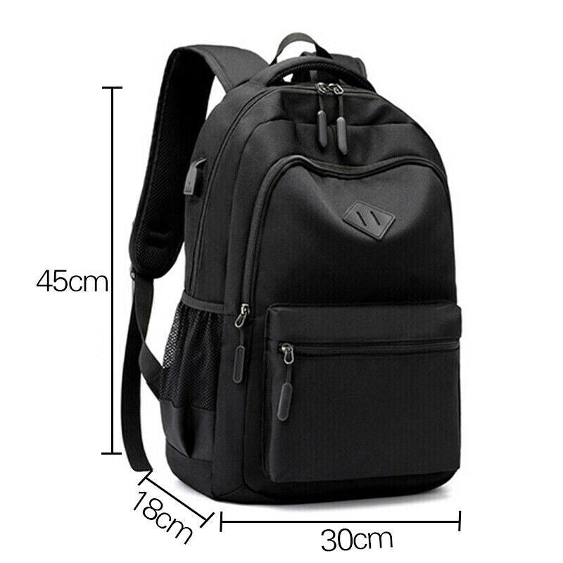 Unisex Waterproof Laptop Backpack – Large Travel School Rucksack