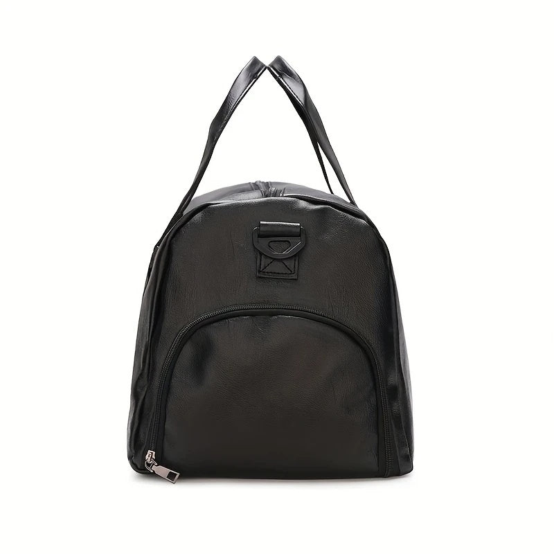 Faux Leather Sport & Travel Fitness Bag