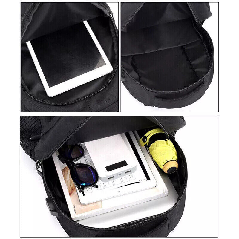 Unisex Waterproof Laptop Backpack – Large Travel School Rucksack