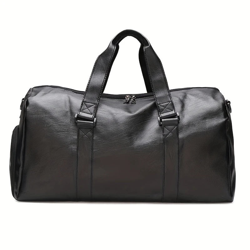 Faux Leather Sport & Travel Fitness Bag