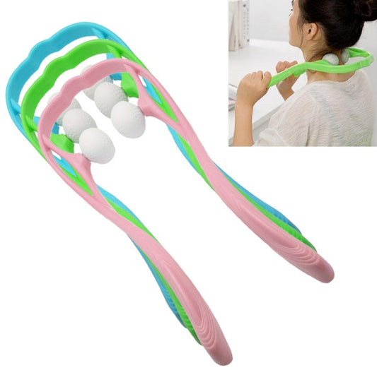 Handheld Pressure Point Massager – Neck & Shoulder Pain Relief Roller