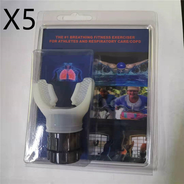 Breathing Trainer Respirator Fitness Equipment Exercise Lung Face Mouthpiece For Household Healthy Care Accessories - Pure Forms