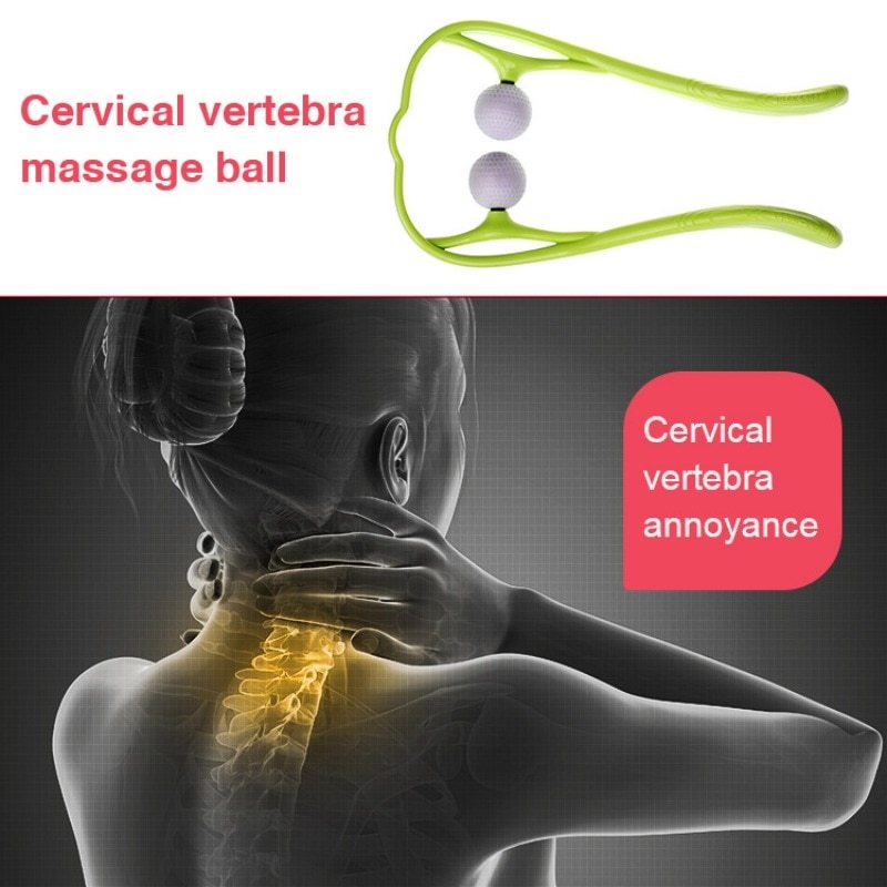 Handheld Pressure Point Massager – Neck & Shoulder Pain Relief Roller