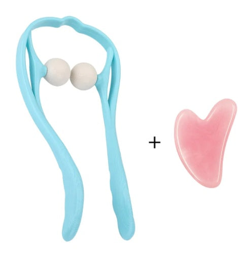 Handheld Pressure Point Massager – Neck & Shoulder Pain Relief Roller