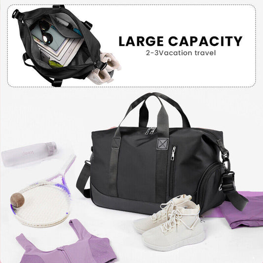 Unisex Waterproof Gym Duffle – Large Travel Holdall