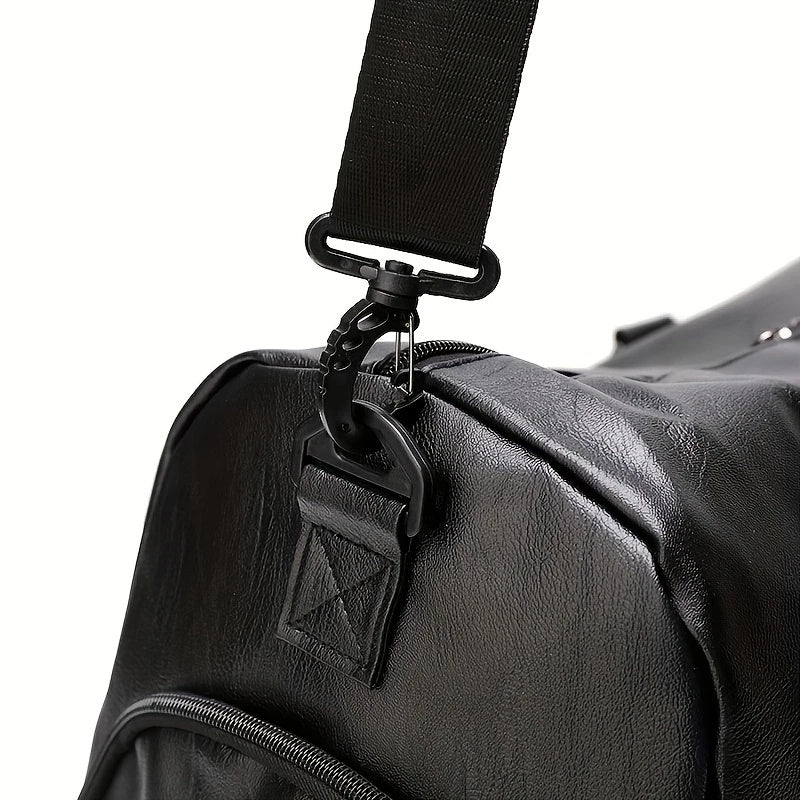 Faux Leather Sport & Travel Fitness Bag